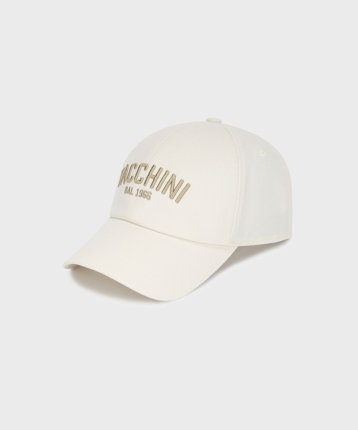 세르지오 타키니(SERGIO TACCHINI) U 레터링 코튼 라이크 볼캡 (Ivory)