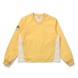 브이넥 컬러 블럭 피스테 YELLOW (WOMAN)