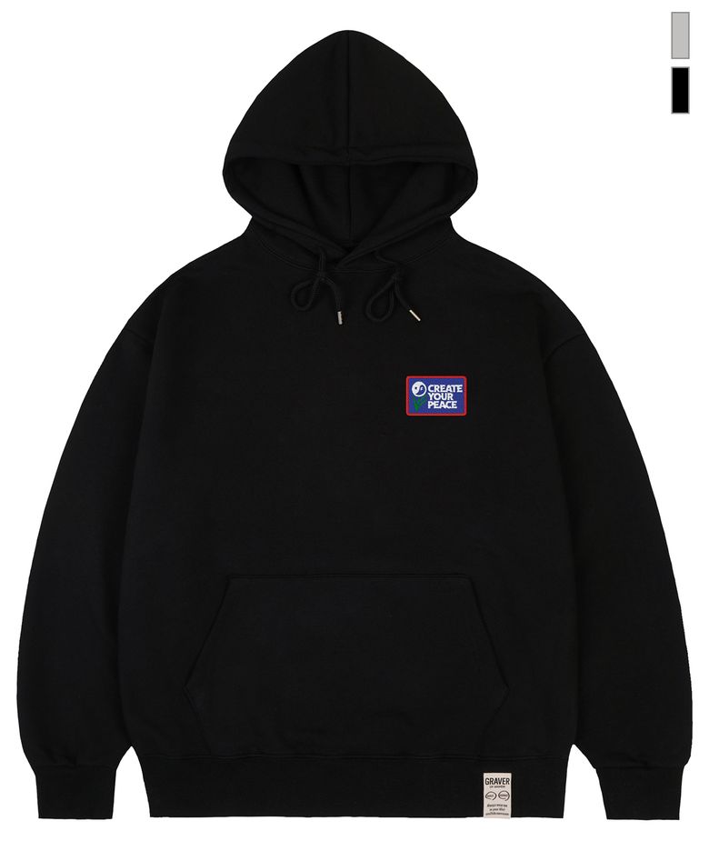 [UNISEX]CREATE YOUR PEACE 후드티_2color