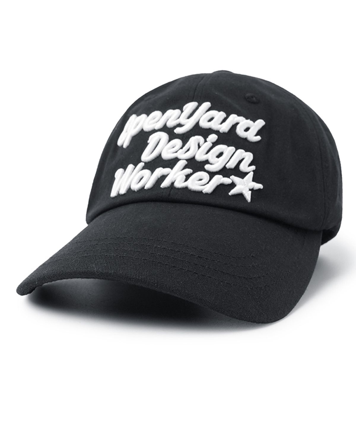 오픈야드(오와이)(OPENYARD(OY)) DESIGN WORKER CAP - BLACK
