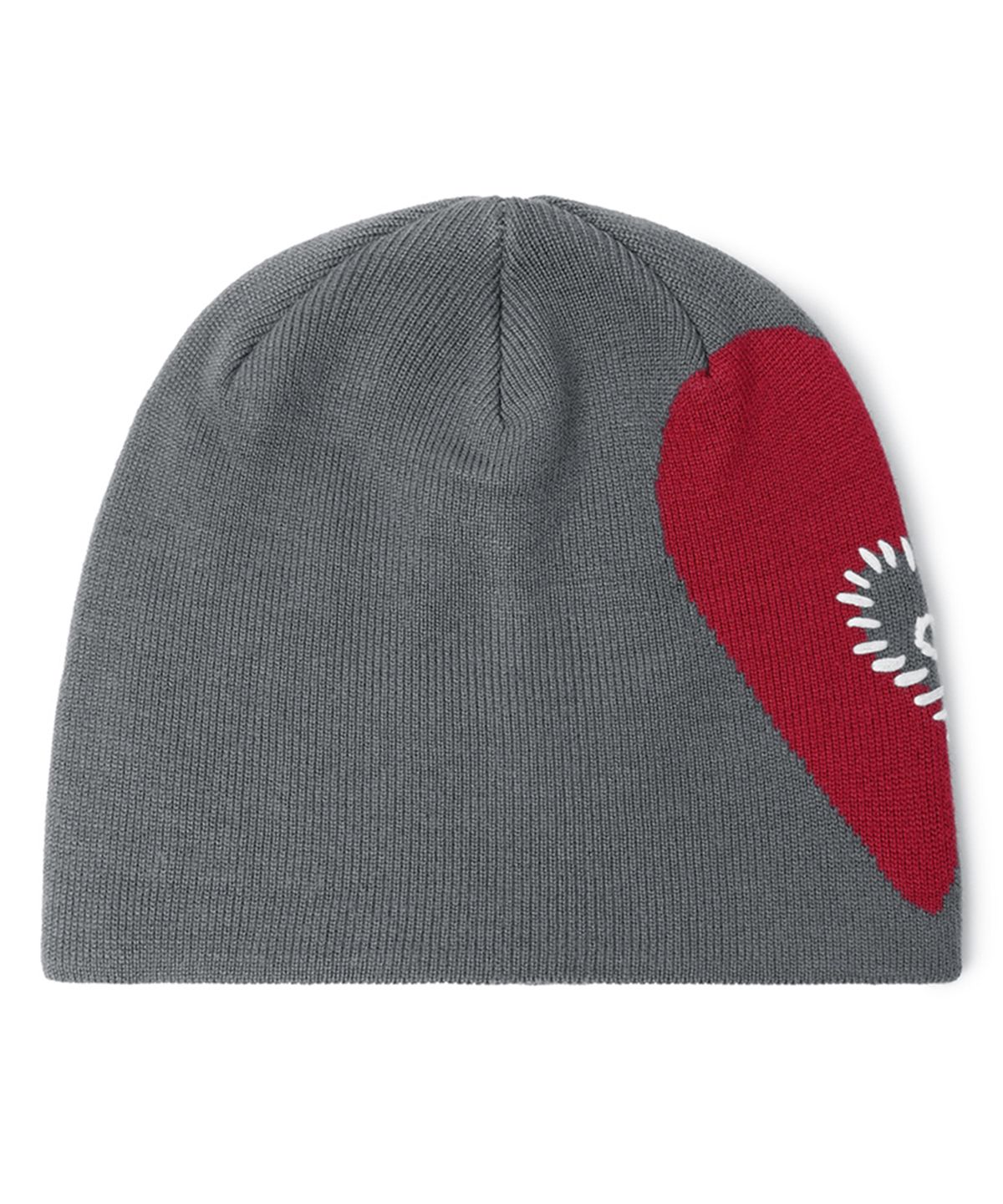 오픈야드(오와이)(OPENYARD(OY)) STITCHED HEART BEANIE - GREY
