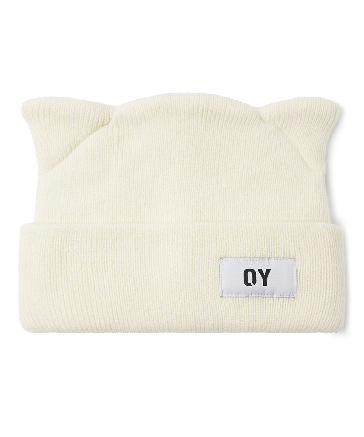 오픈야드(오와이)(OPENYARD(OY)) EAR LOGO BEANIE - IVORY