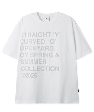 BOLD LETTERS TEE - WHITE
