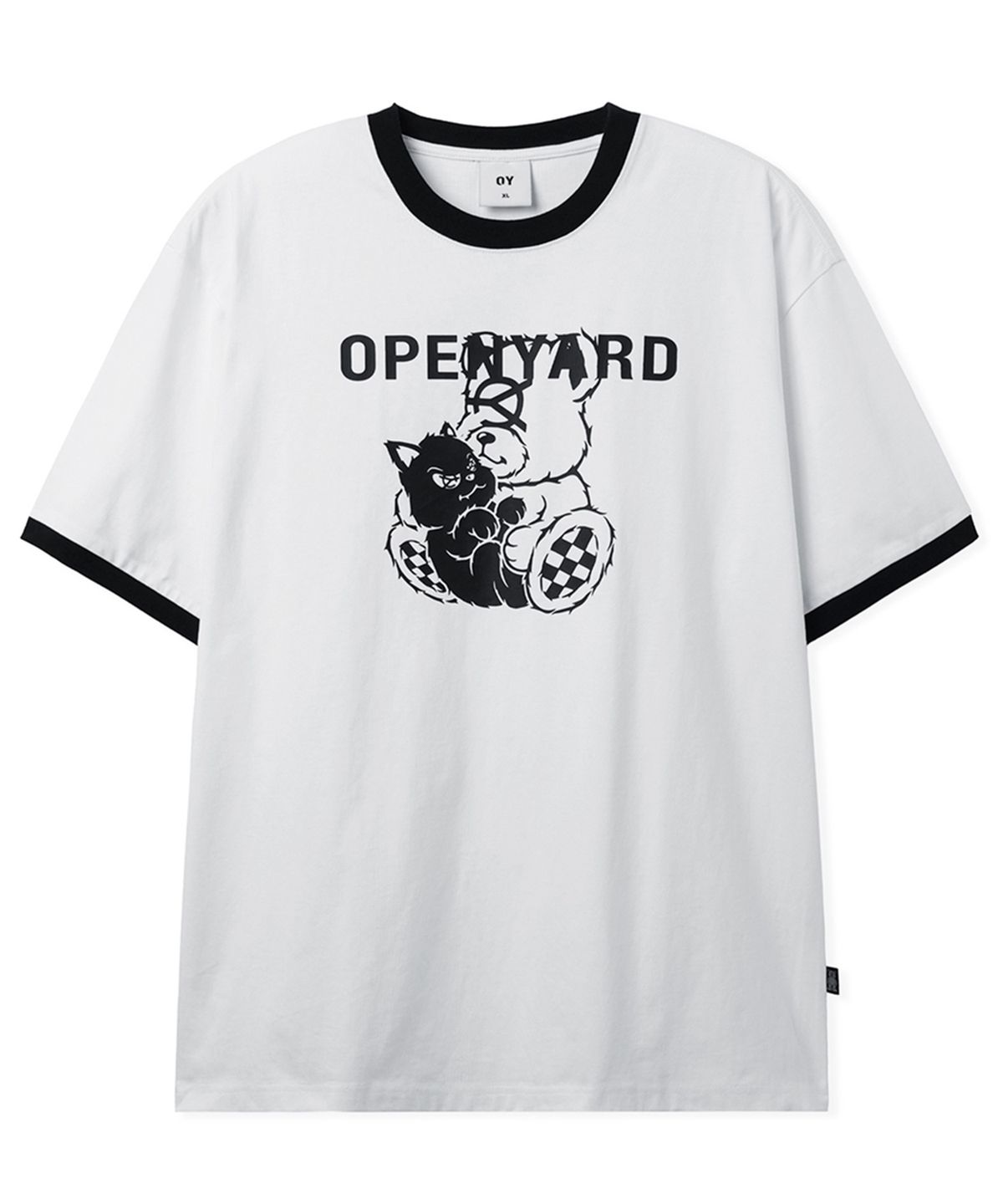 오와이(OY) ODOLLY COTY RINGER TEE - WHITE