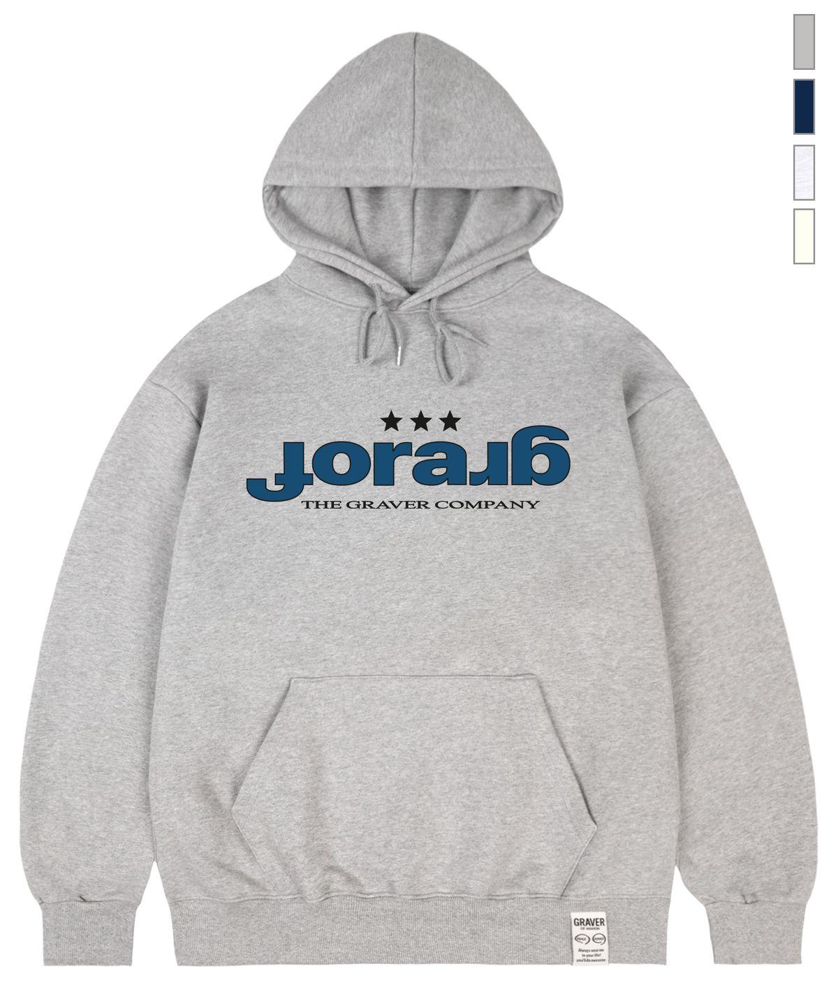 그레이버(GRAVER) [UNISEX]GRAR-OF 후드티_4color