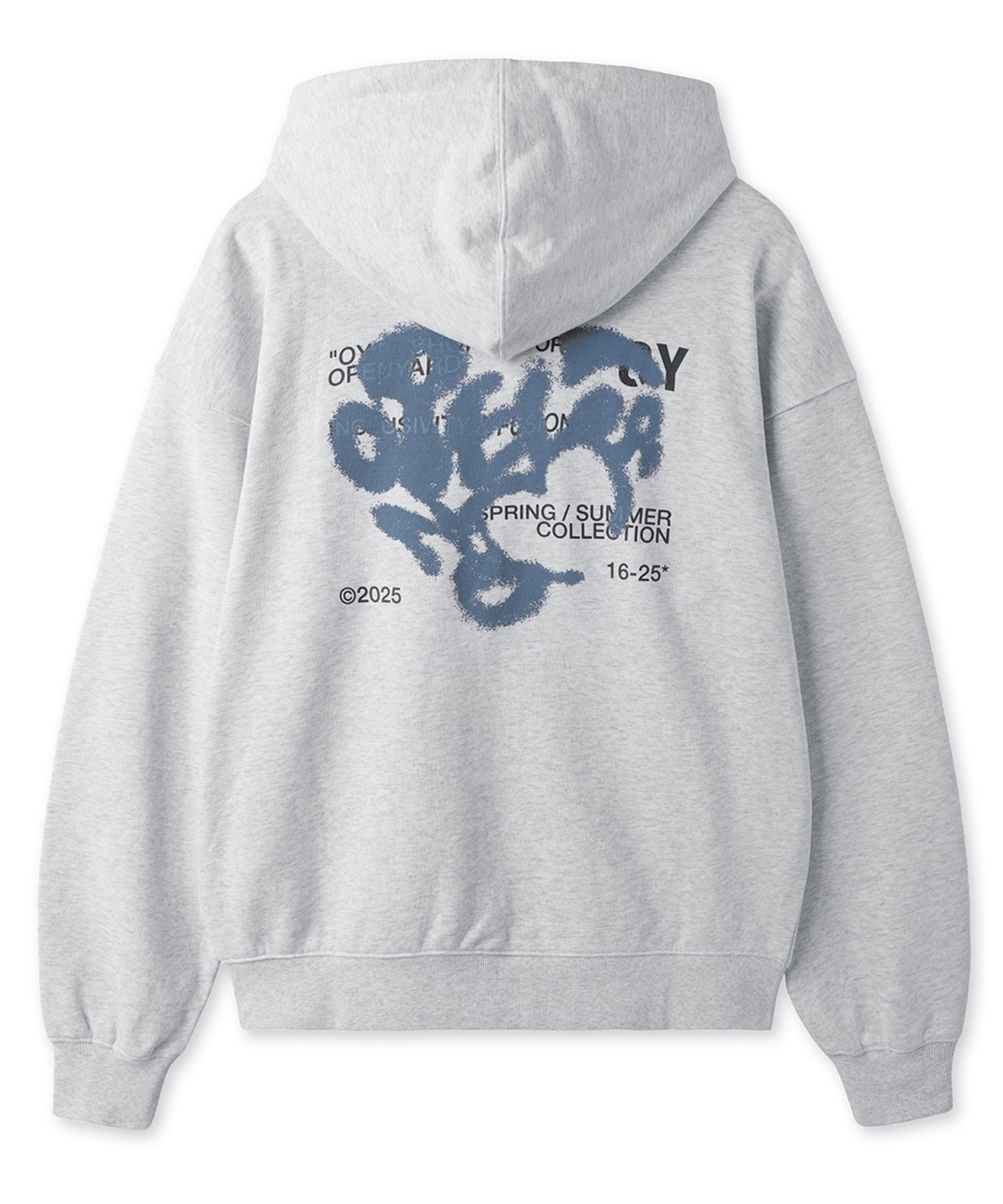★OY★HEART GRAFFITI SPRAY HOODIE ZIP UP-LIGHT BLUE★正規品 MUSINSA | OY HEART GRAFFITI SPRAY HOODIE ZIP UP - LIGHT MELANGE