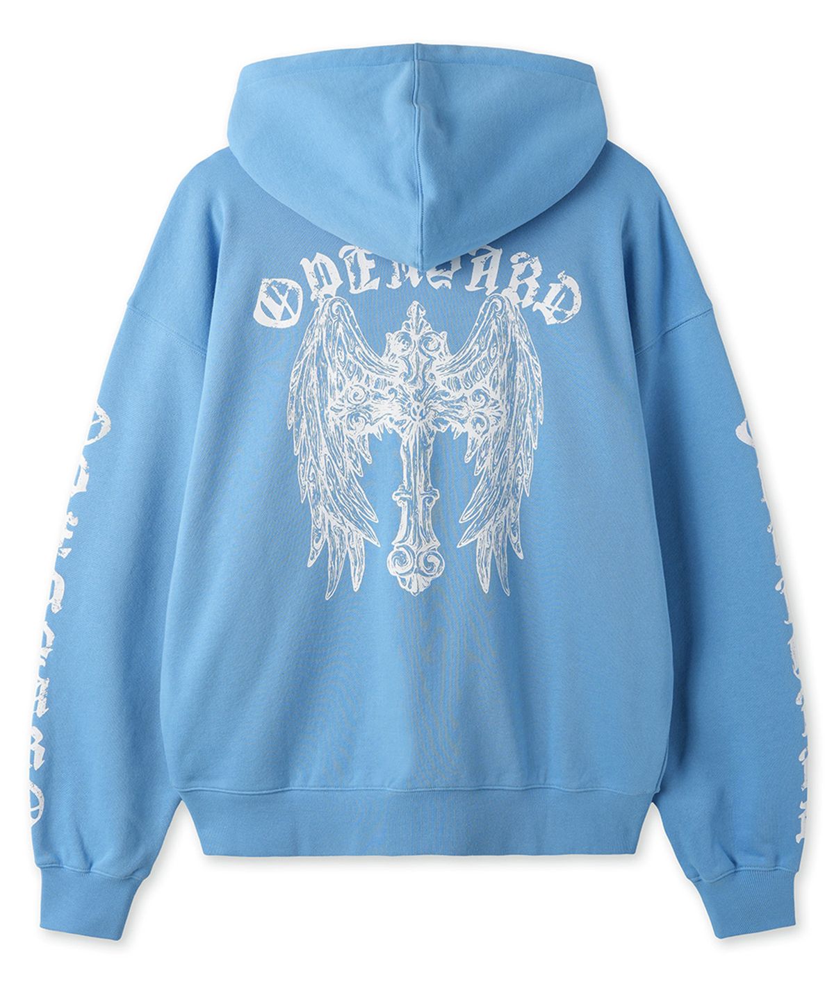 오픈야드(오와이)(OPENYARD(OY)) GOTHIC CROSS HOODIE ZIP UP - LIGHT BLUE