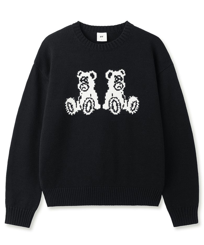 SEATED ODOLLY KNIT - BLACK