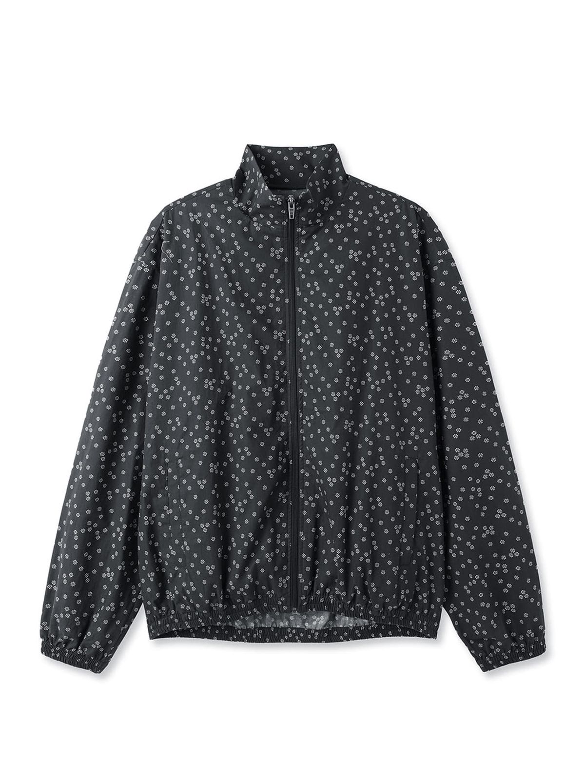 오픈야드(오와이)(OPENYARD(OY)) FLORAL TRACK JACKET - BLACK