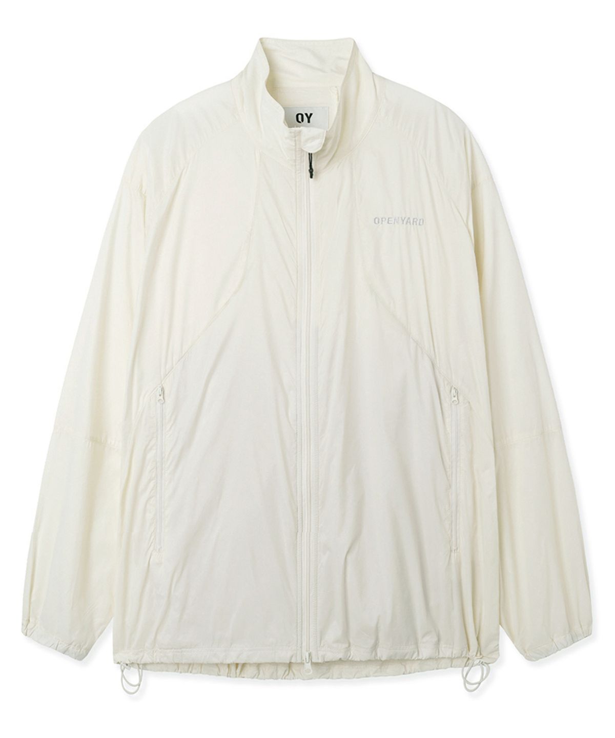 오픈야드(오와이)(OPENYARD(OY)) MODULAR PANEL LIGHT SHELL JACKET - WHITE