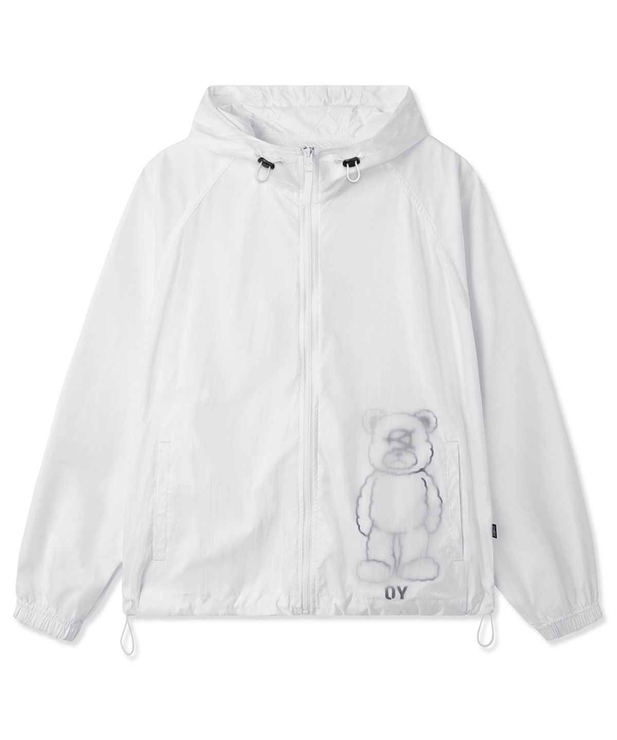 오픈야드(오와이)(OPENYARD(OY)) ODOLLY SHEER SHELL WINDBREAKER - WHITE
