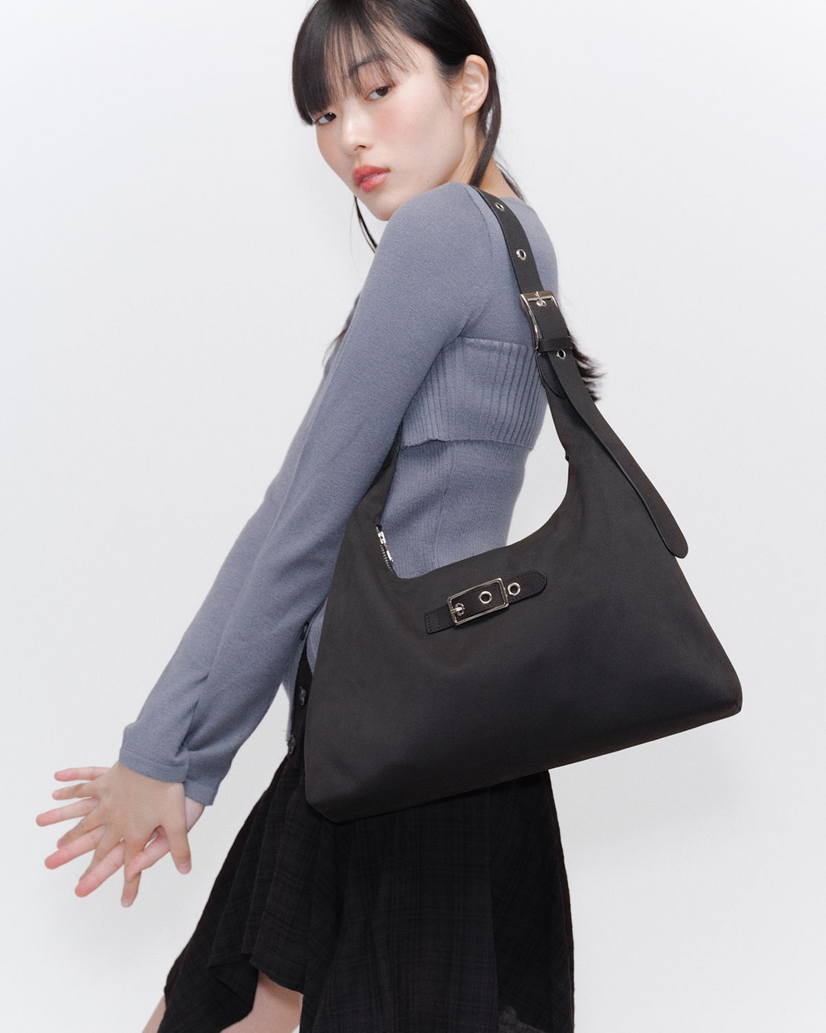 【Miseki SEOUL】25SS★ Belted flat shoulder bag Miseki SEOUL】25SS☆ Belted flat shoulder bag (MISEKI SEOUL