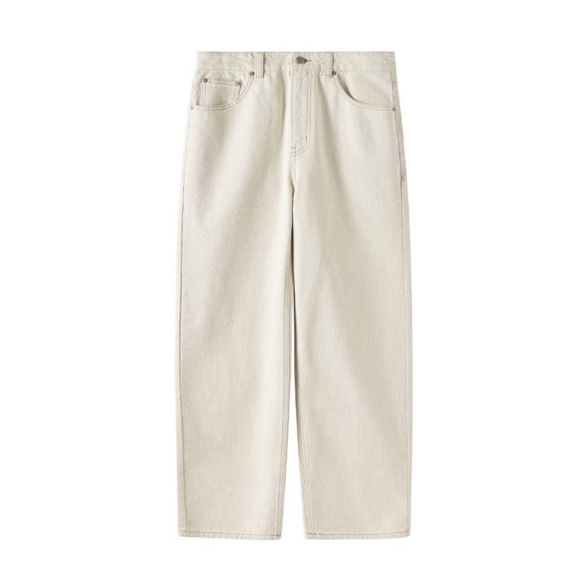브롬톤 런던(BROMPTON LONDON) 1975 STRAIGHT DENIM TROUSERS - IVORY (P251MDP461)