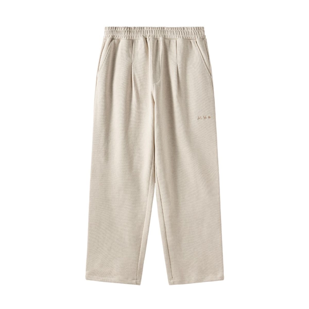 브롬톤 런던(BROMPTON LONDON) DIAGONAL JACQUARD TROUSERS - OATMEAL (P251UPT460)