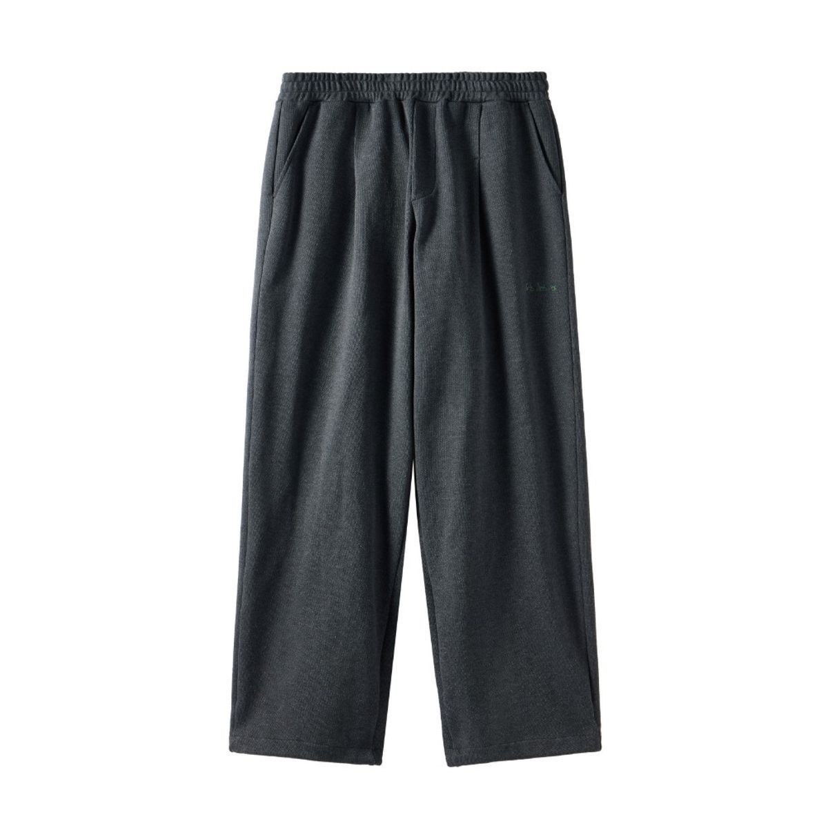 브롬톤 런던(BROMPTON LONDON) DIAGONAL JACQUARD TROUSERS - CHARCOAL (P251UPT460)