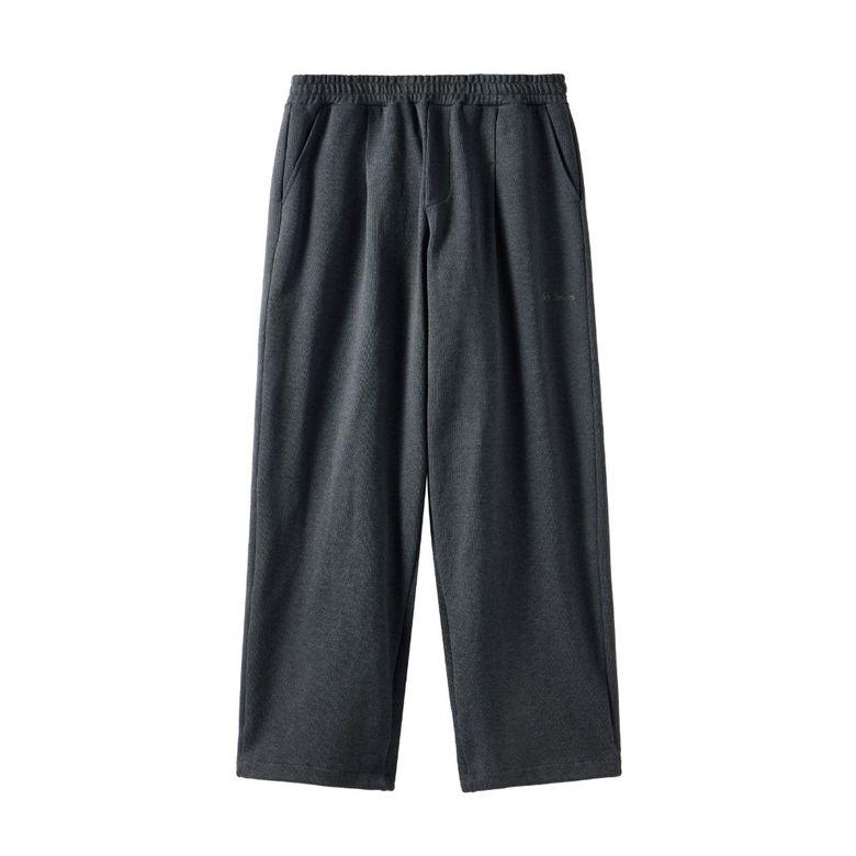DIAGONAL JACQUARD TROUSERS - CHARCOAL (P251UPT460)