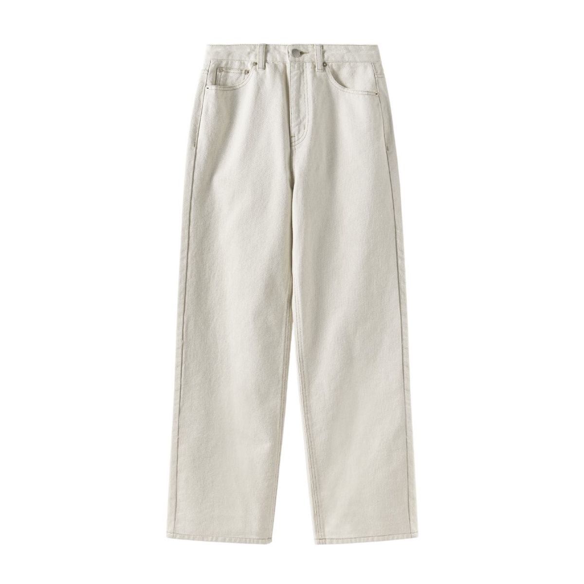 브롬톤 런던(BROMPTON LONDON) W 1975 STRAIGHT DENIM TROUSERS - IVORY (P251WDP461)