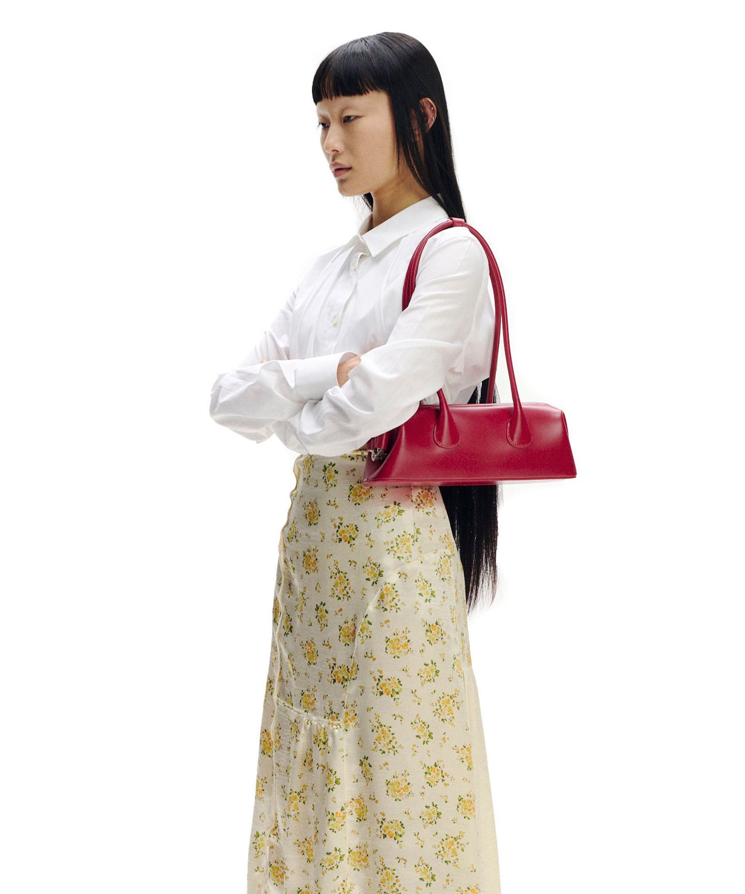 MUSINSA公式 | OSOI BOAT WIDE MINI [PLUM RED]