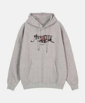 피쉬 레터링 후디_멜란지