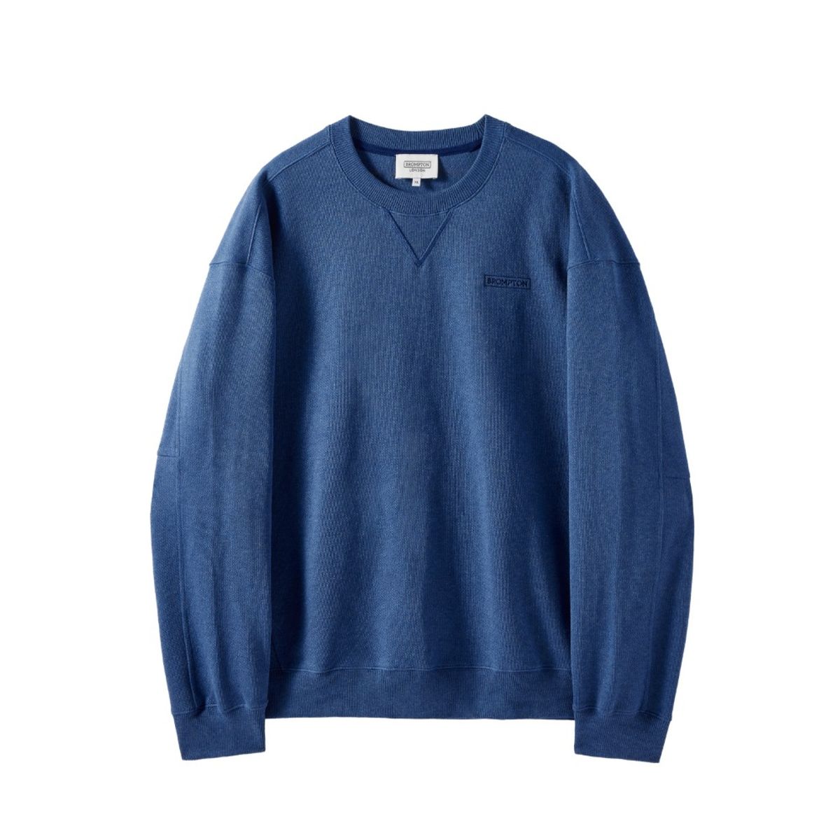 브롬톤 런던(BROMPTON LONDON) DIAGONAL JACQUARD SWEATSHIRT - BLUE (P251USW460)