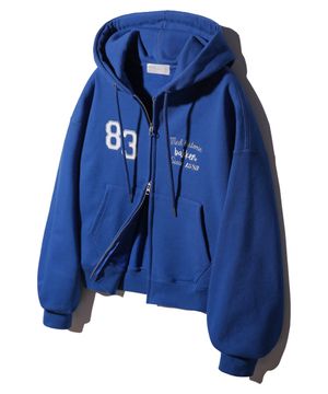 83 Med historie 후드 집업 BK7981_블루