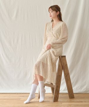 [8pack]여자 데일리 무지 장목 양말