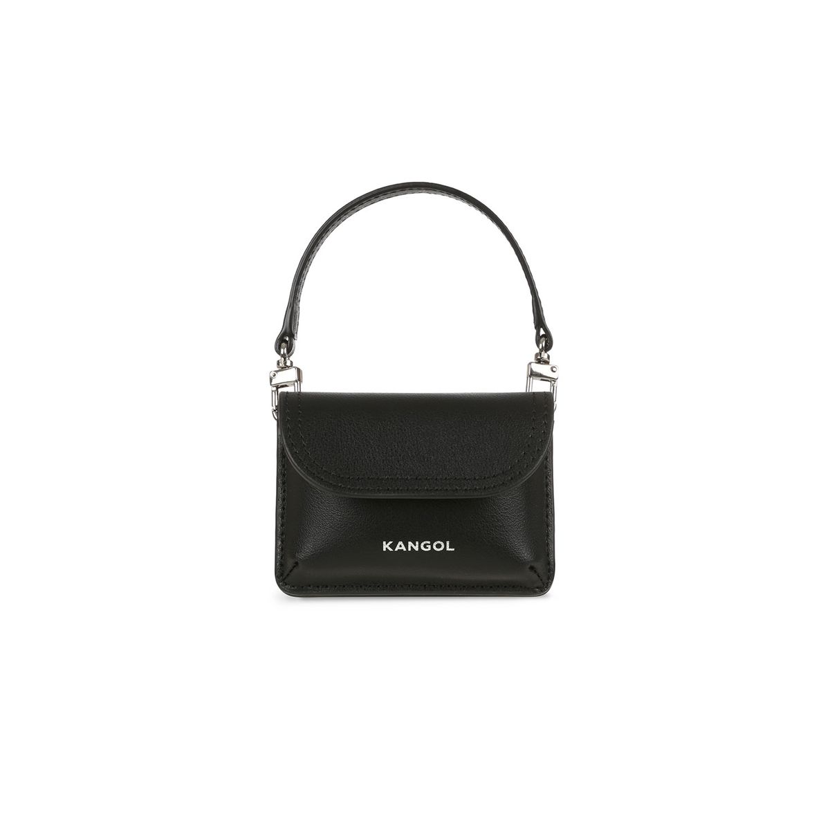캉골(KANGOL) 루나 레더 플랩 월렛 4040 블랙