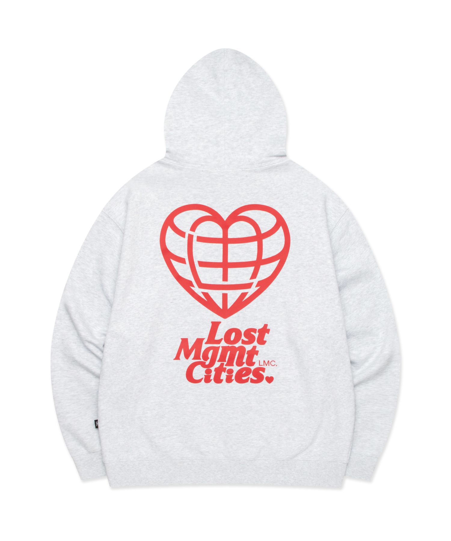 [LMC]UNISEX★HEART GLOBE HOODIE MUSINSA | LMC HEART GLOBE HOODIE light heather gray