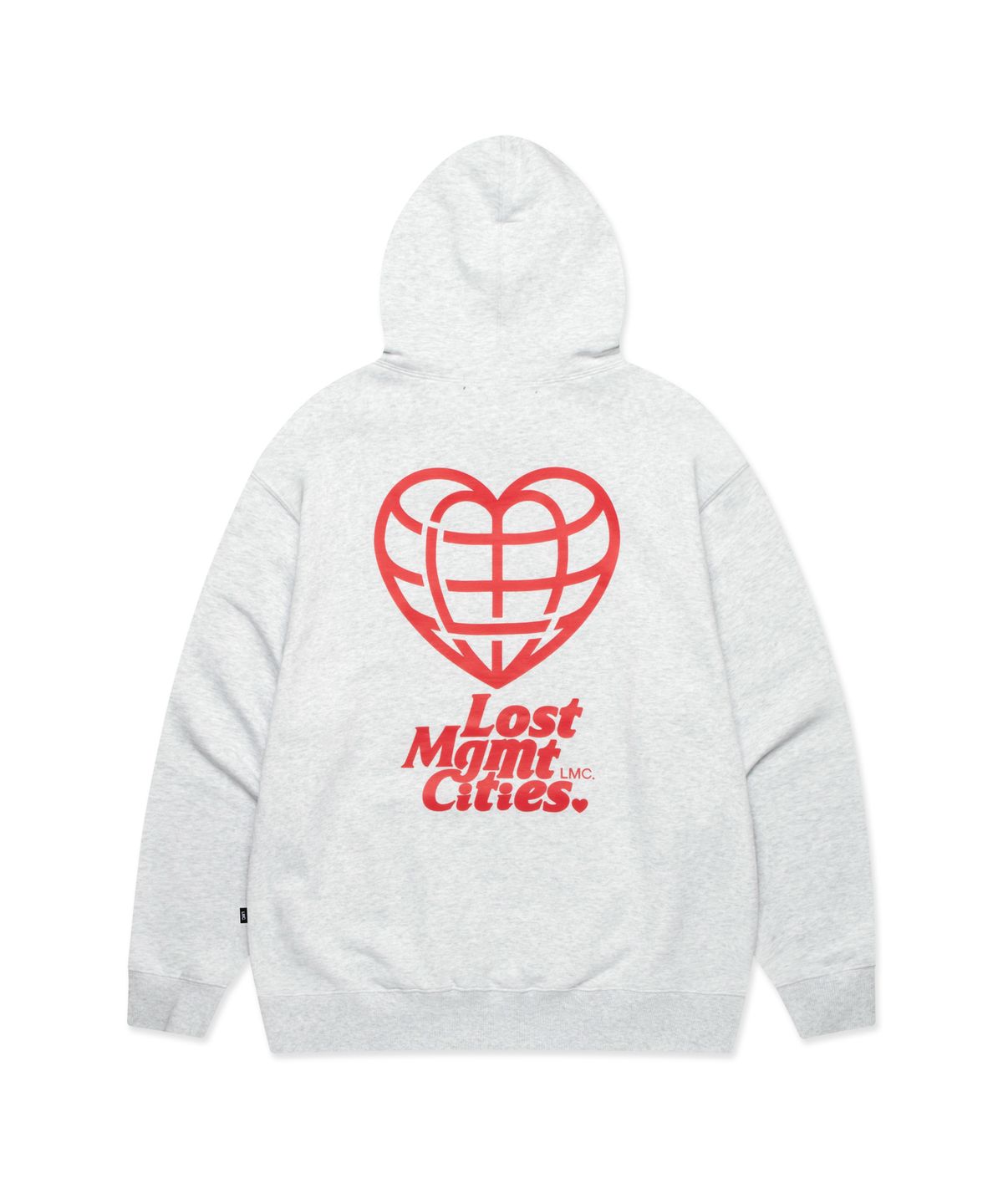 엘엠씨(LMC) HEART GLOBE HOODIE light heather gray