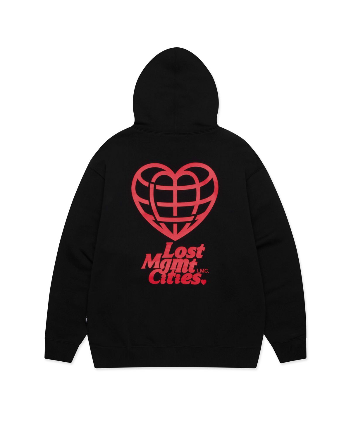 엘엠씨(LMC) HEART GLOBE HOODIE black