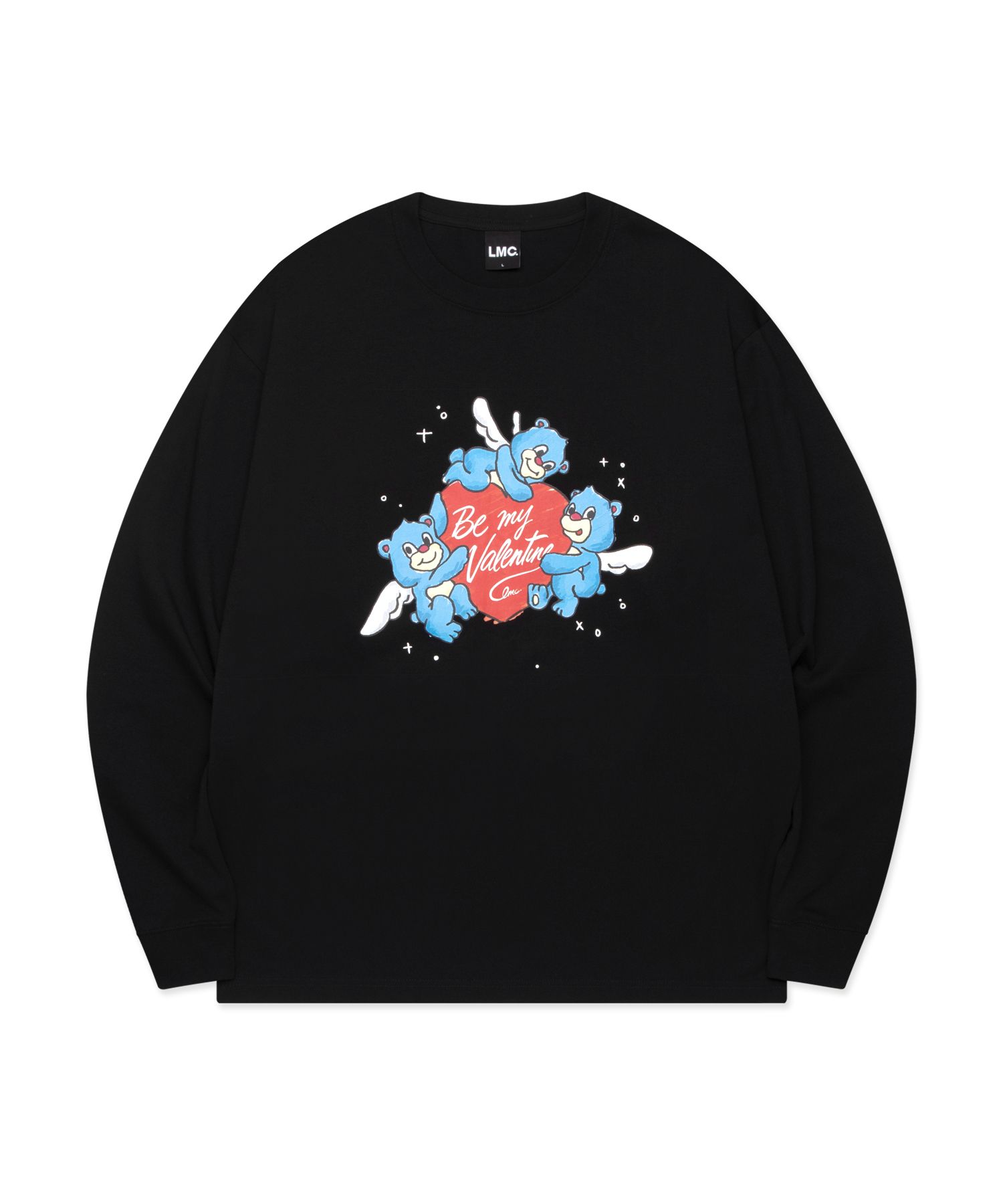 Tシャツ・カットソー LMC HEART BEAR LONG SLV TEE 5MM254 MUSINSA | LMC HEART BEAR LONG SLV TEE black