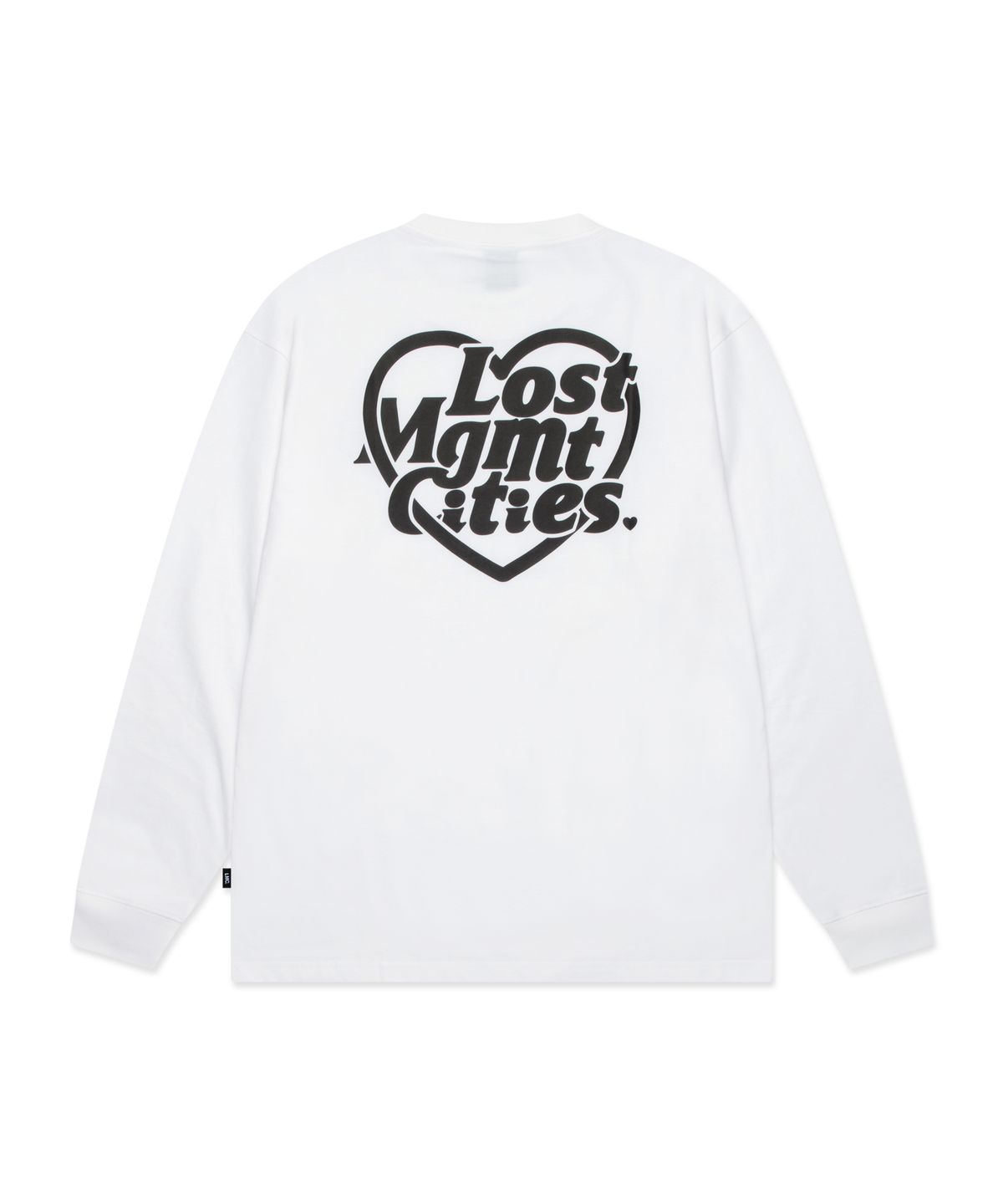 엘엠씨(LMC) HEART GLOBE LONG SLV TEE white