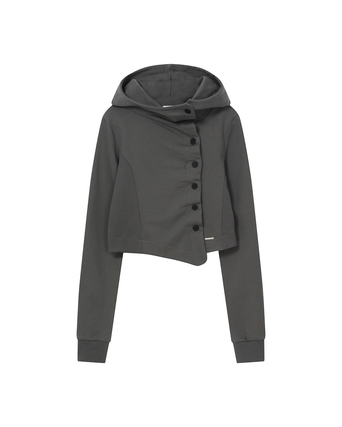 トップス MISEKI SEOUL Cowl neck botton hoodie MUSINSA公式 | MISEKI SEOUL Cowl neck botton hoodie DARK GREY
