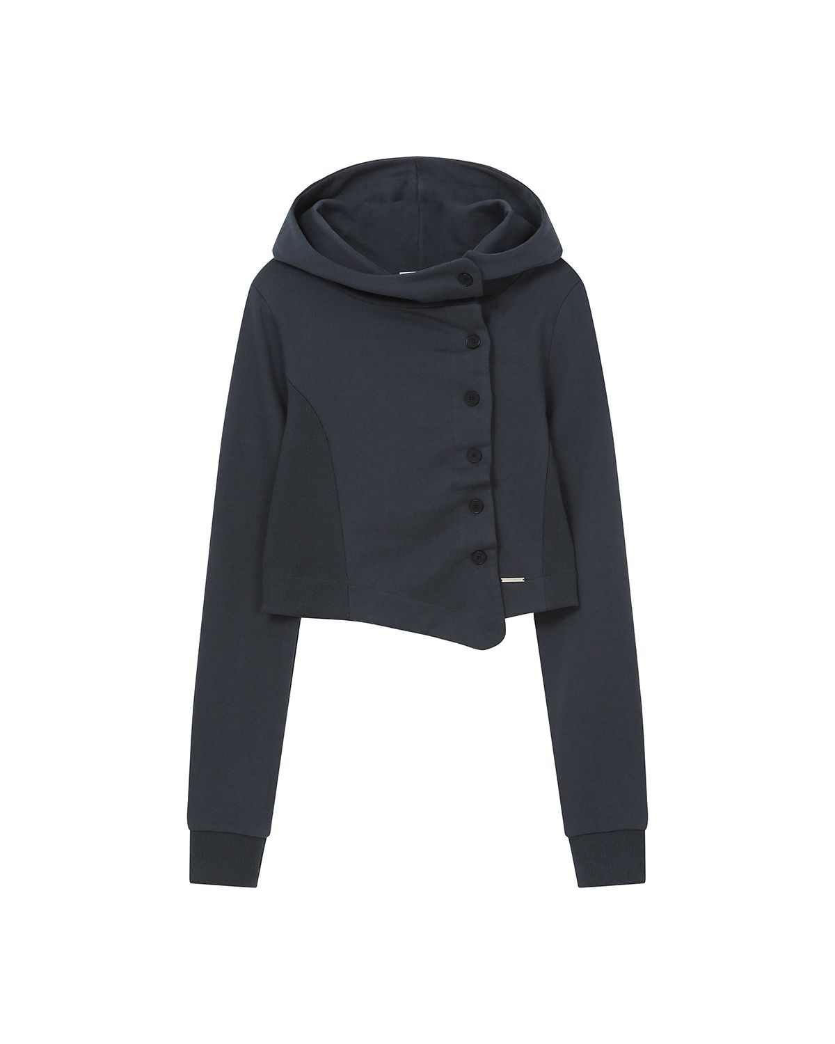 トップス MISEKI SEOUL Cowl neck botton hoodie 미세키서울(MISEKI SEOUL) Cowl neck botton hoodie CHARCOAL - 사이즈