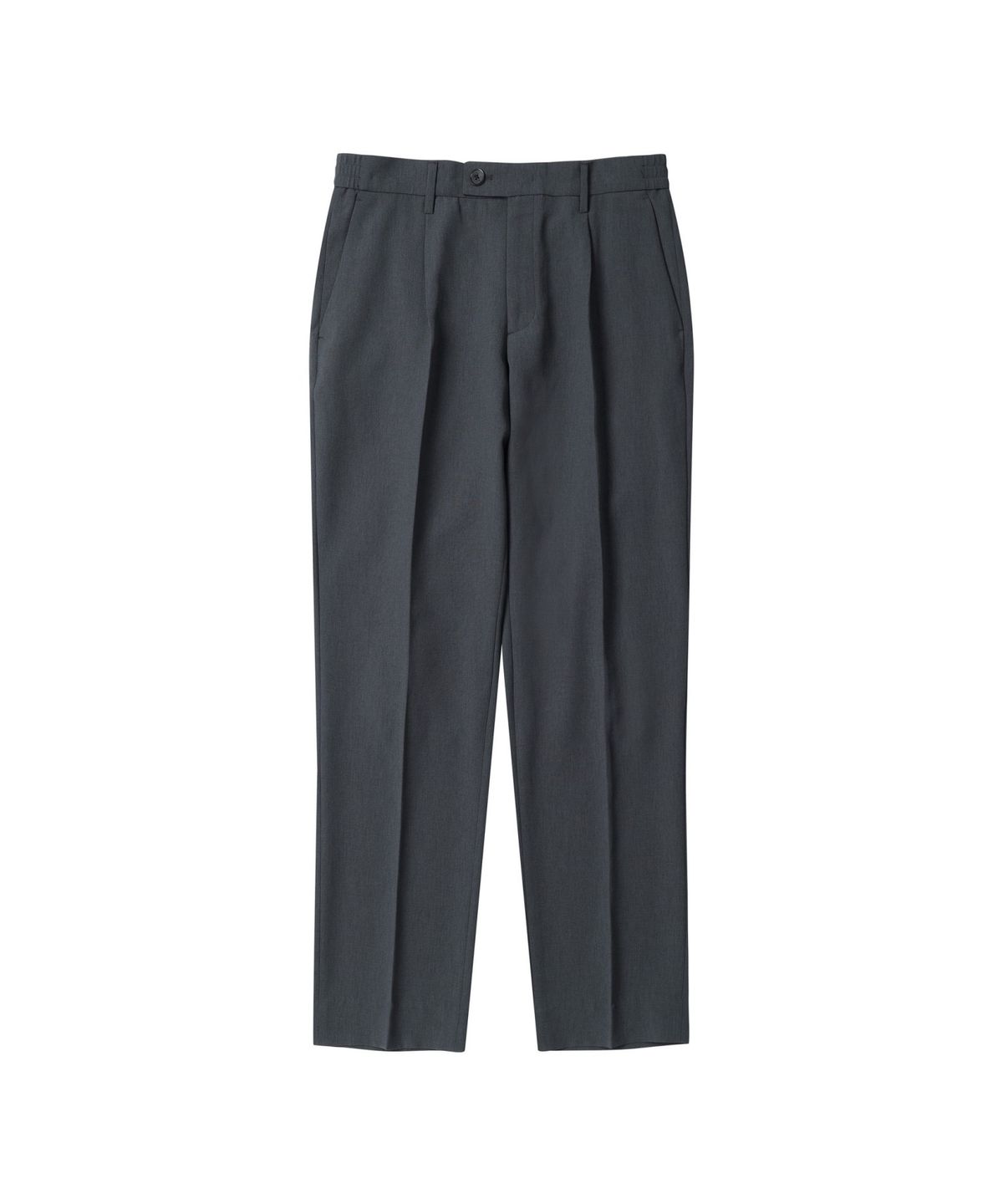 커스텀멜로우(CUSTOMELLOW) Grey Slim Fit Summer Setup Pants_C9PAM25401GYD