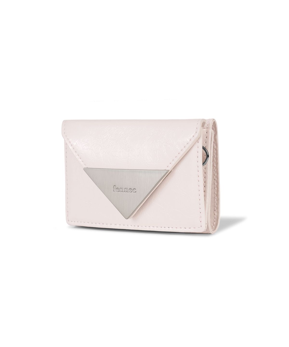 페넥(FENNEC) CRINKLE TRIANGLE TRIPLE WALLET - BLOSSOM