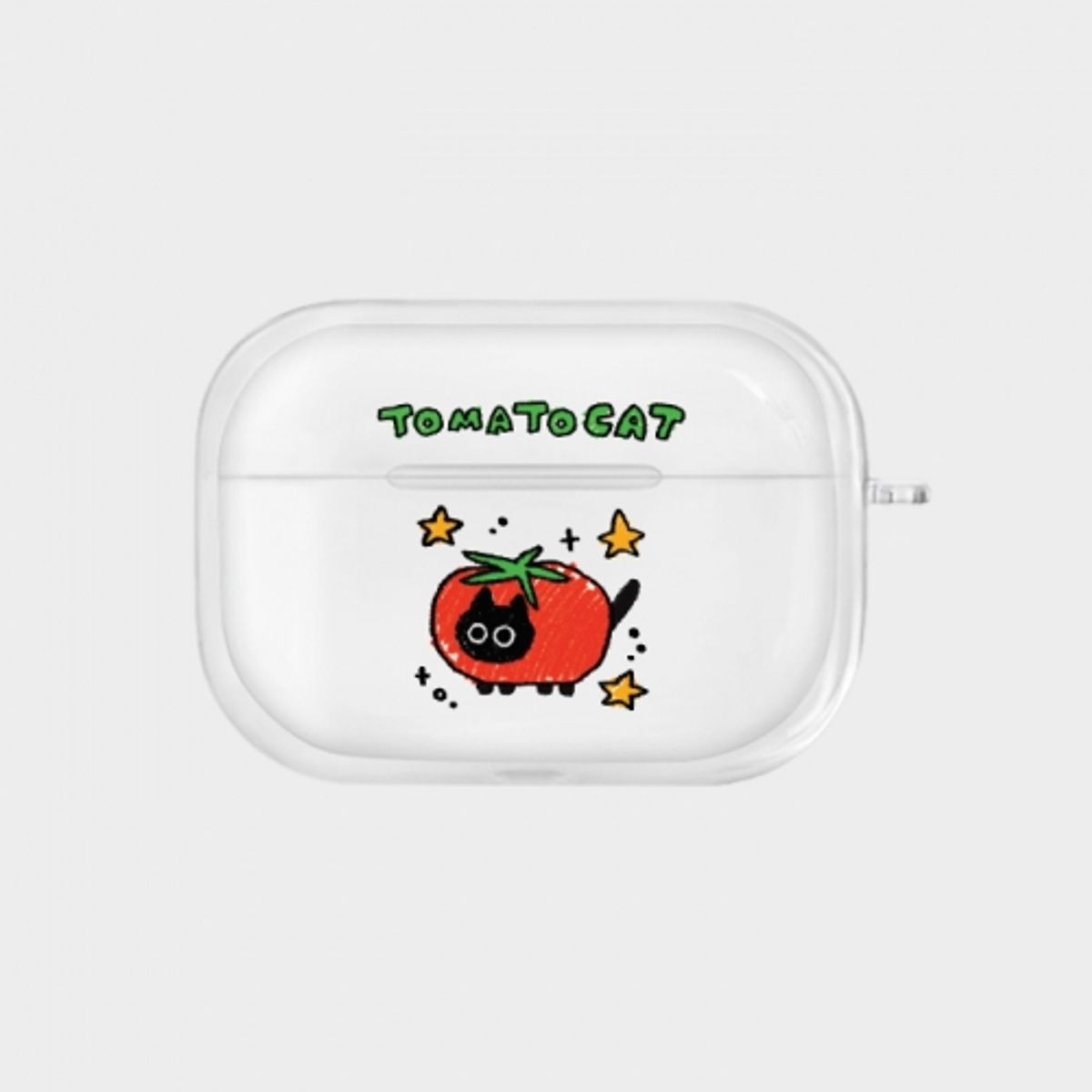 8톤트럭케이스(8TONTRUCK) [투명에어팟 토마토야옹]버즈 에어팟 1/2/3/4/프로/프로2