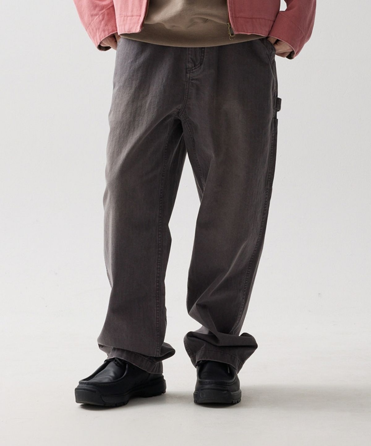 네이머클로딩(NAMERCLOTHING) HBT WORK PANTS GREYISH PURPLE