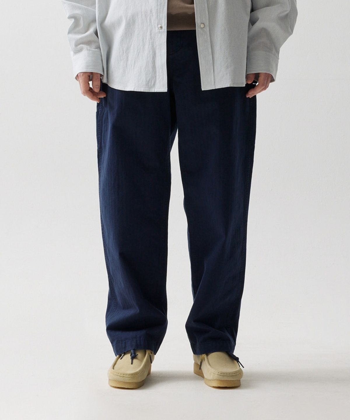 네이머클로딩(NAMERCLOTHING) HBT WORK PANTS DEEP BLUE