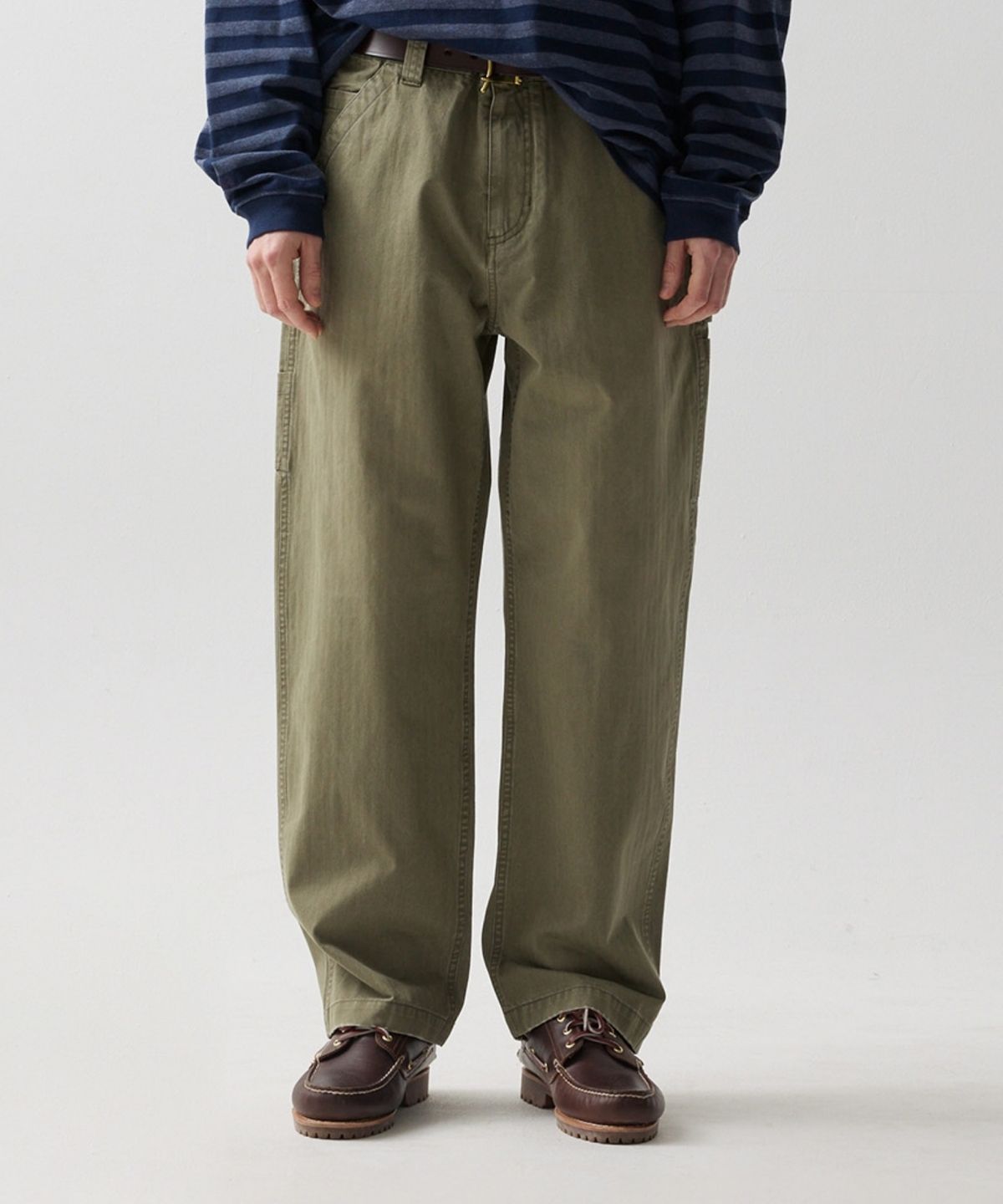 네이머클로딩(NAMERCLOTHING) HBT WORK PANTS OLIVE
