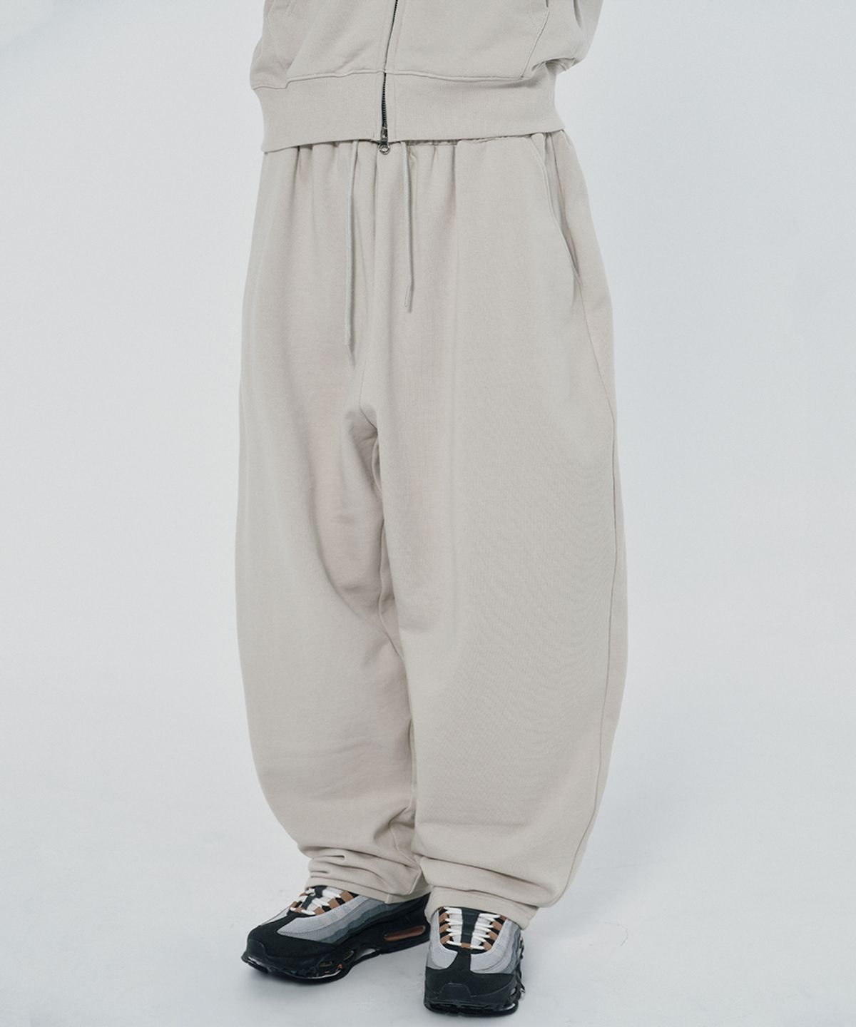 스웨이드(SUADE) BASIC WIDE LONG PANTS [IVORY]