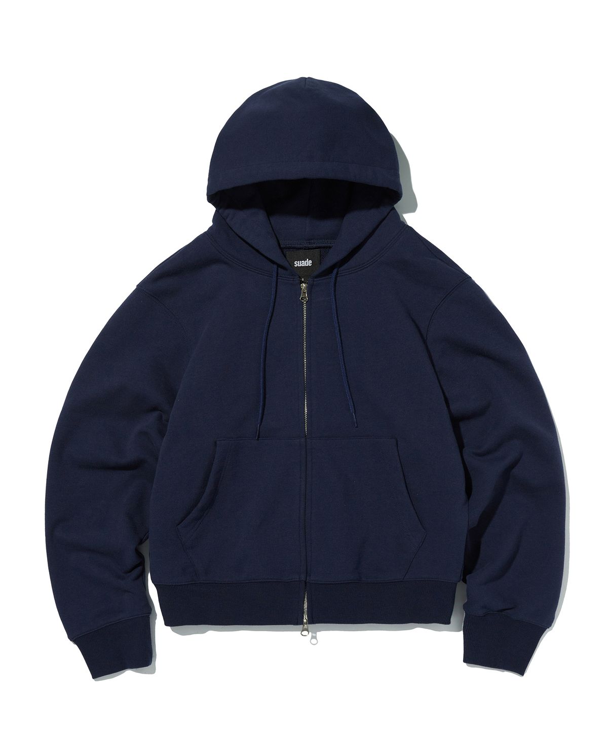 스웨이드(SUADE) BASIC HOOD ZIP UP [NAVY]