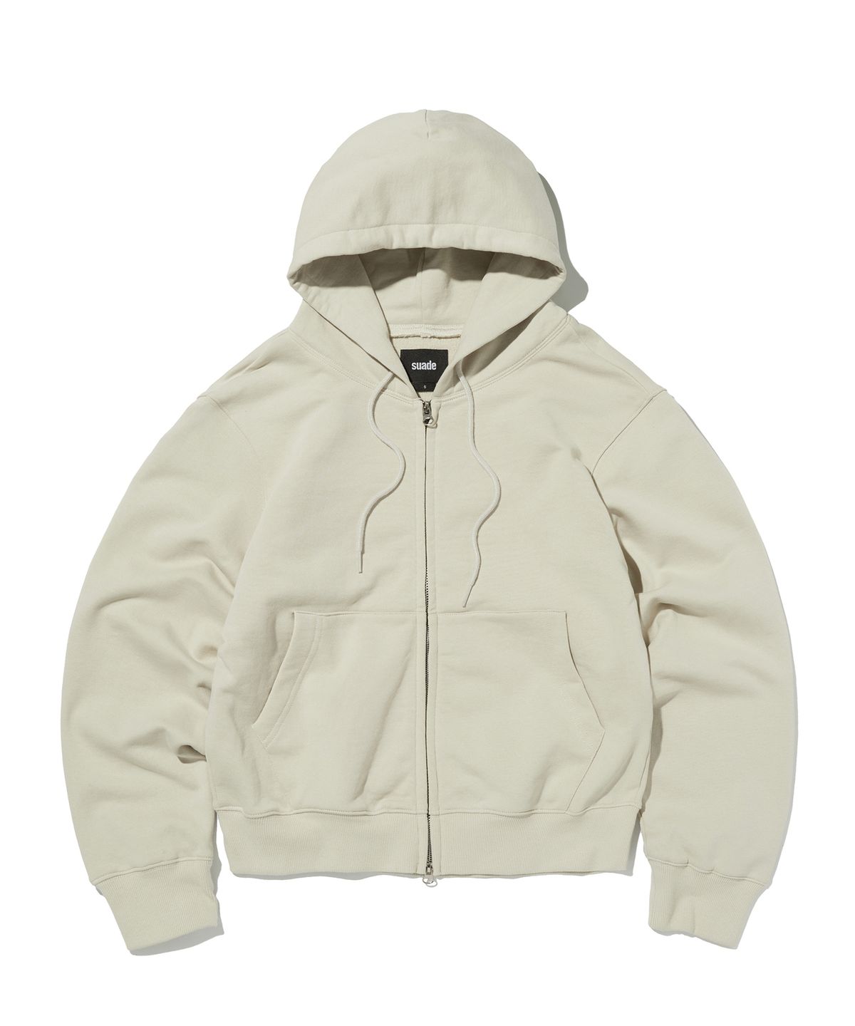스웨이드(SUADE) BASIC HOOD ZIP UP [IVORY]