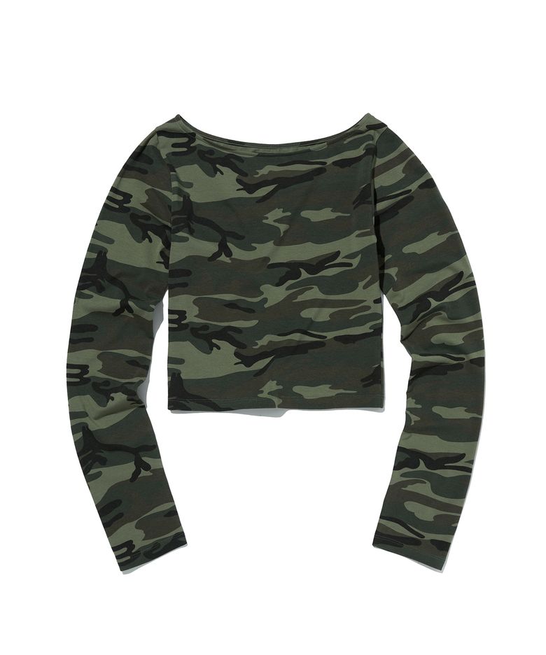 PATTERN CROP TEE [CAMO]