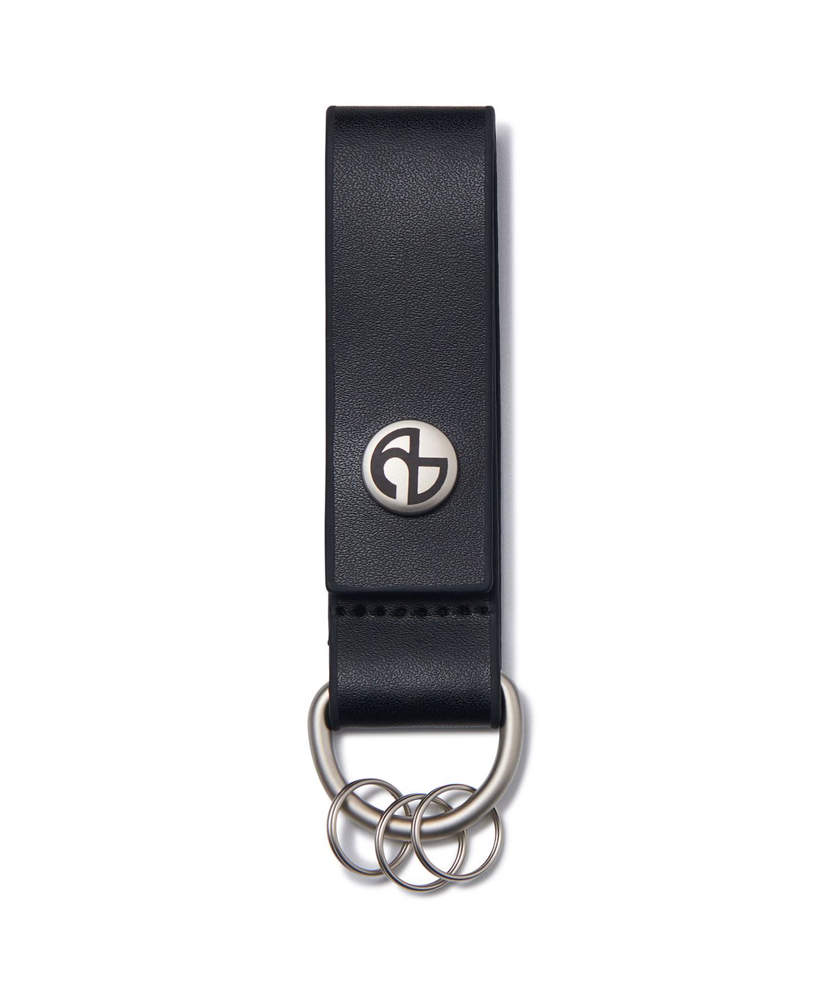 노매뉴얼(NOMANUAL) LEATHER KEY HOLDER - BLACK