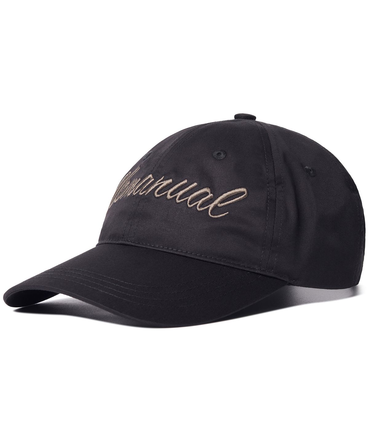 노매뉴얼(NOMANUAL) CALLIGRAPHY BALL CAP - BLACK