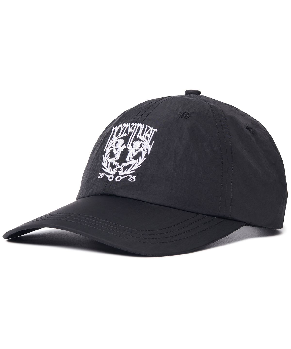 노매뉴얼(NOMANUAL) NM ANGEL NYLON BALL CAP - BLACK