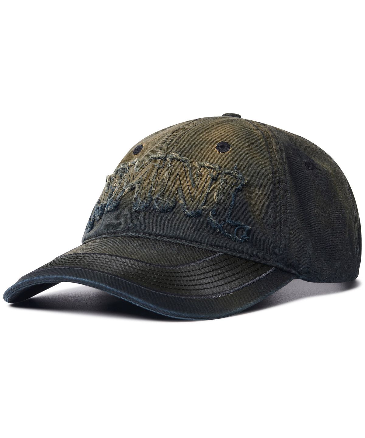노매뉴얼(NOMANUAL) NMNL PATCHED BALL CAP - WASHED BLACK