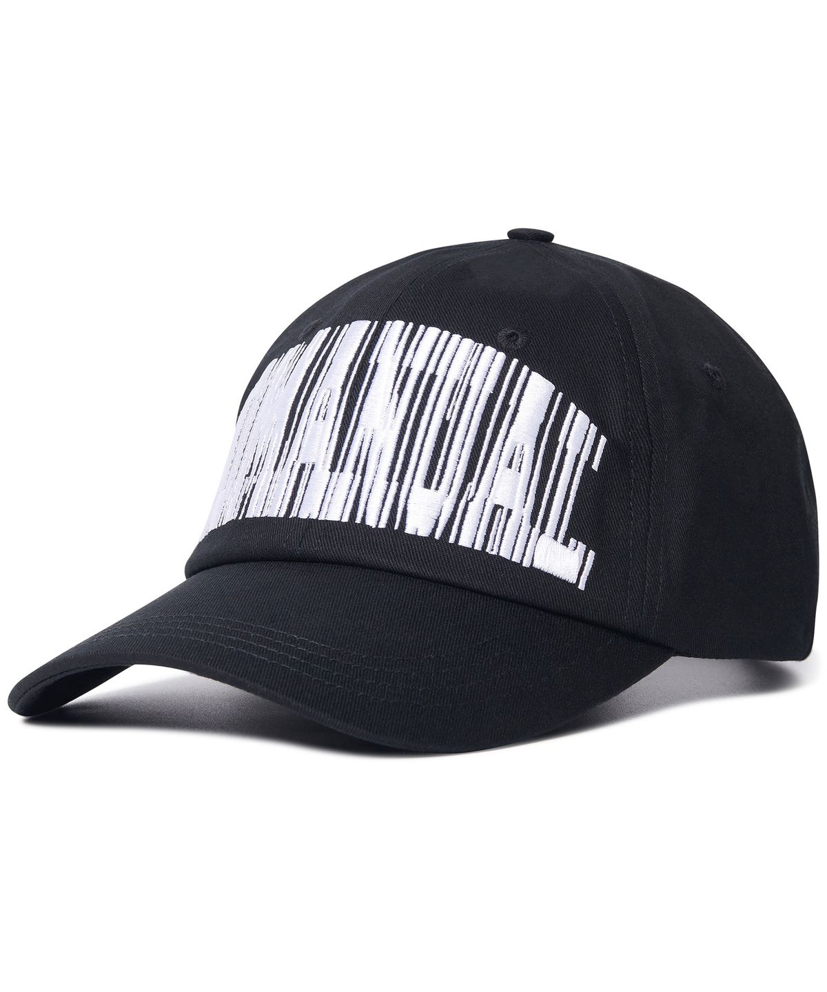 노매뉴얼(NOMANUAL) SPECTRUM LOGO BALL CAP - BLACK