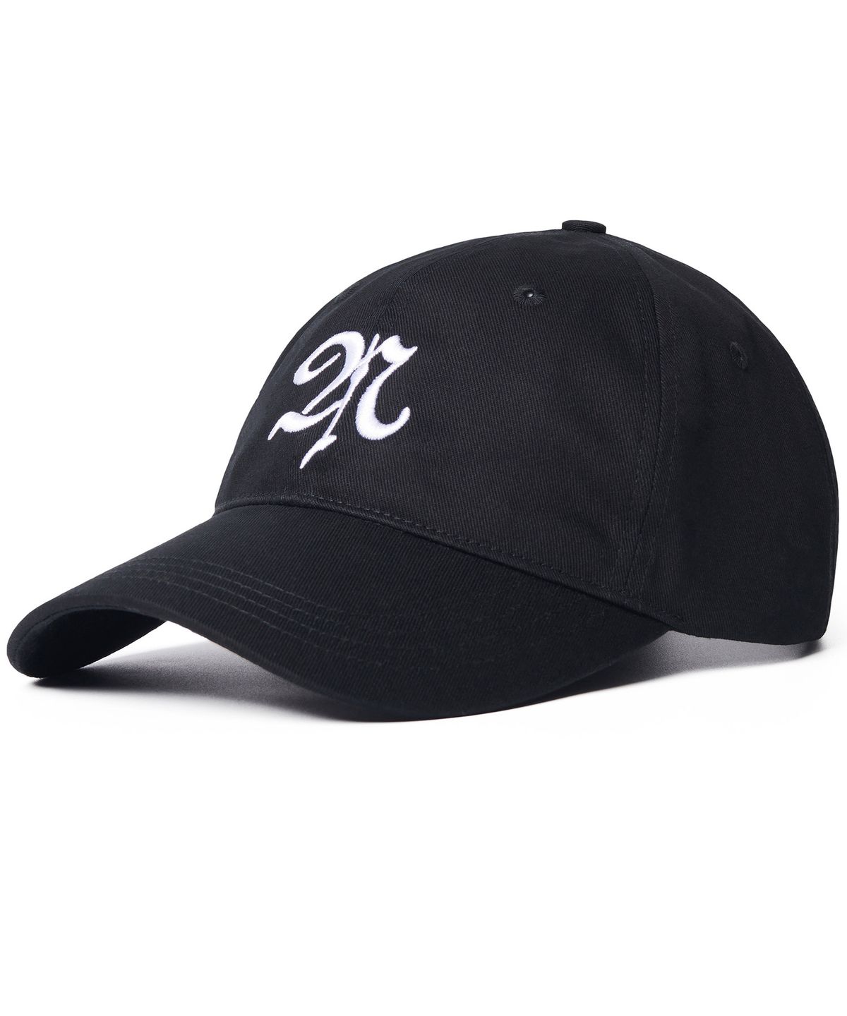 노매뉴얼(NOMANUAL) UPPERCASE LETTER N BALL CAP - BLACK